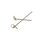 Одноразовые Бамбуковые вилки HENGHOME 912 см, витые вечерние вилки для буфета, фруктовый десерт, Коктейльные Палочки для бутербродов