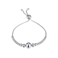string of beads sliding bracelet 925 sterling silver jewelry for women bracelet diy jewelry fit european beads