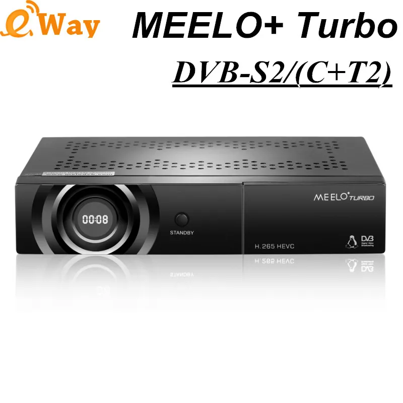 MEELO TURBO DVB-S2/C/T2 linux Спутниковый ресивер ip-телевидения H.265 1080 P FULL HD USB 2,0 High Speed Поддержка USB, WiFi сетевой обмен