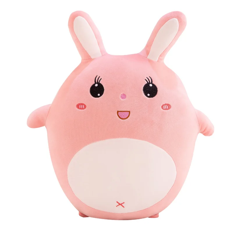 Супер милый толстый розовый кролик плюшевая игрушка мягкие Kawaii животные
