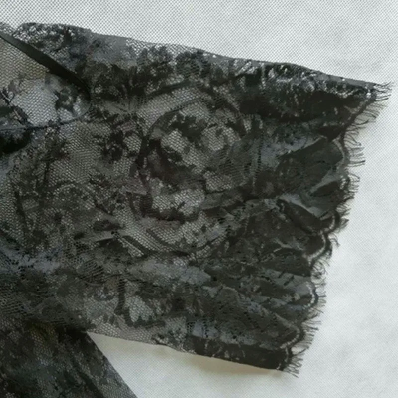 EFINNY сексуальные черные кружевные ночные рубашки нижнее белье с открытыми