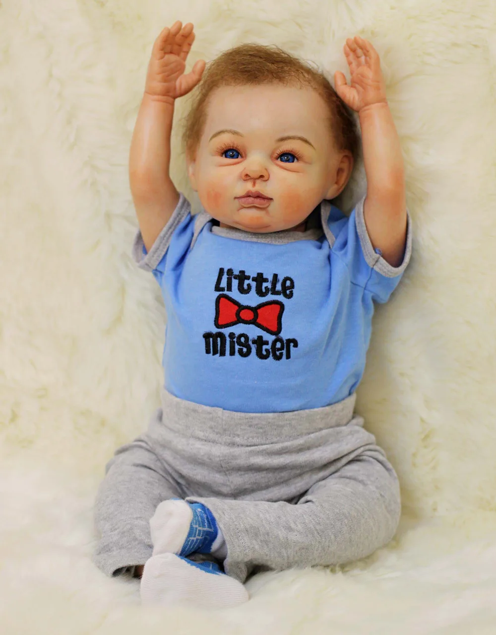 Шедевр художника силиконовая кукла новорожденный Реалистичная для