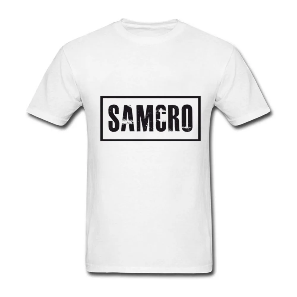 Топ Качественный хлопок SAMCRO забавная мужская футболка Повседневная одежда с