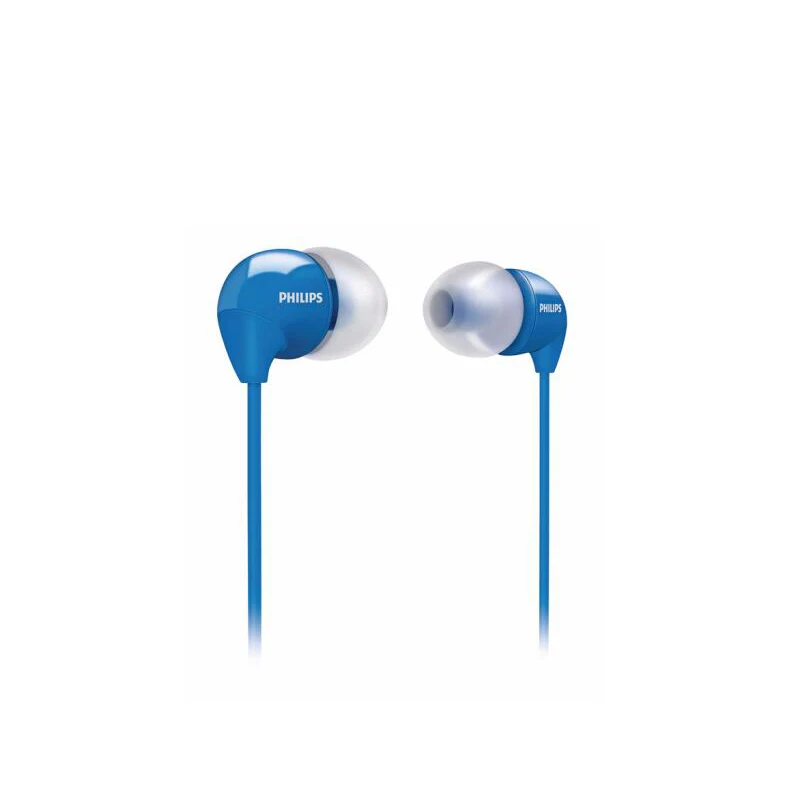 Blue Philips SHE3590 профессиональные наушники-вкладыши с многоцветным выбором стерео Бас Наушники Проводная гарнитура для LG официальный тест - Цвет: Blue