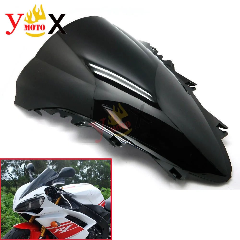 Черный спортивный велосипедный дефлектор для Yamaha YZF 1000 R1 2007 2008 лобовое стекло из