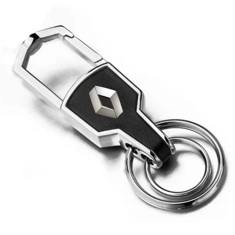 Брелок KUNBABY серебряное кожаное автомобильное кольцо для ключей брелок с