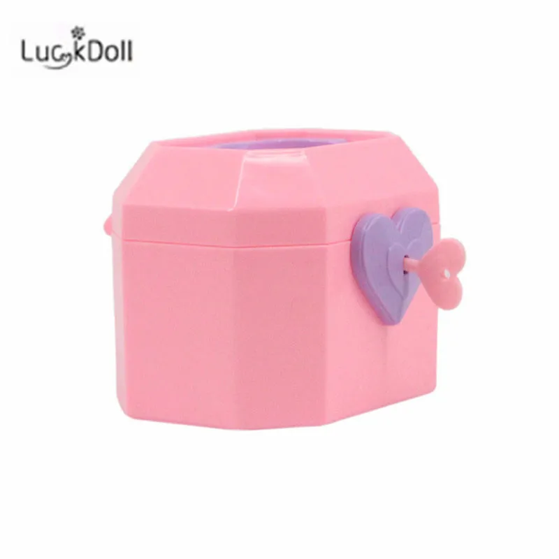 Новинка 2019 2 миниатюрных милых сундука-сокровища LUCKDOLL для кукол размером 18 или 43