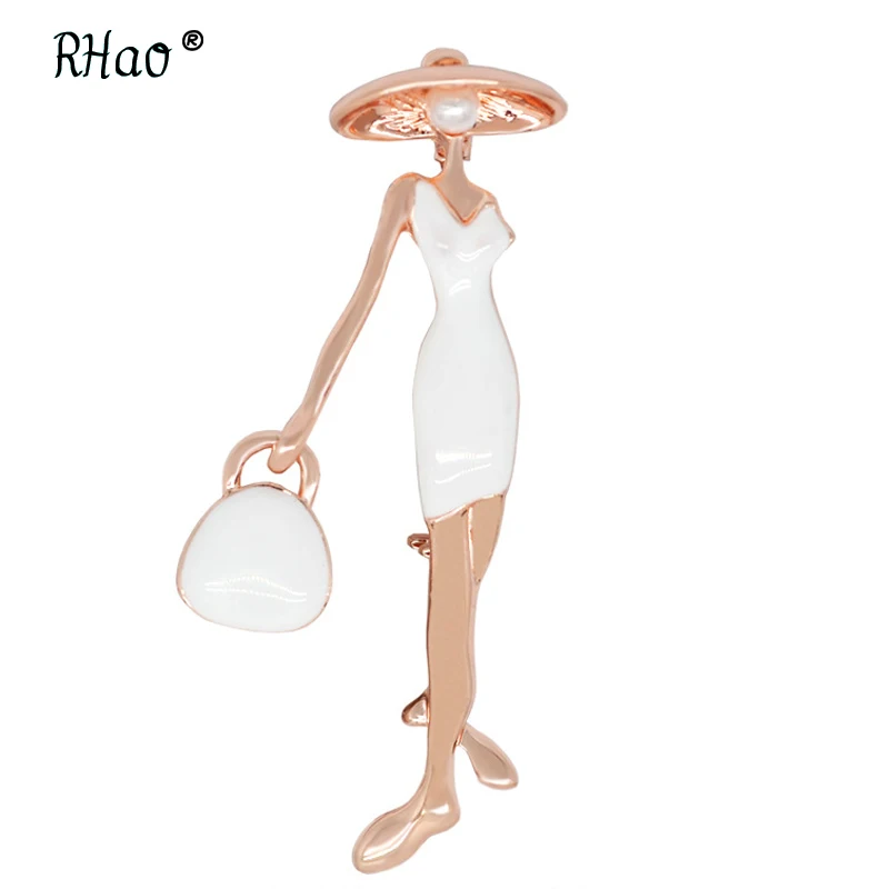 RHao темпераментные современные модели девушек модные дикие Броши для женщин