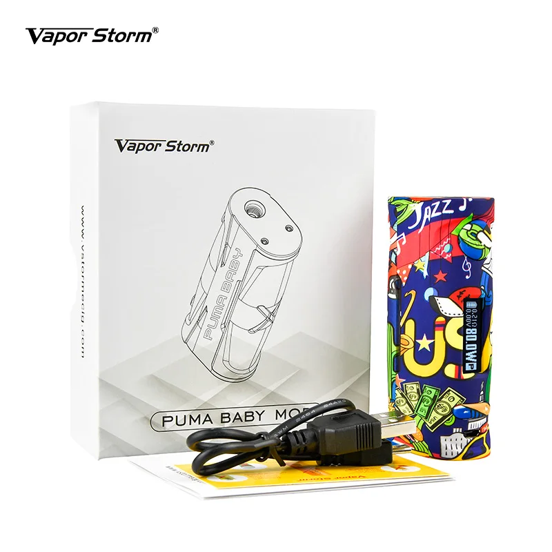 Vapor Storm Puma Baby 80 Вт VW TC бокс мод вейп переменной мощности ABS крышка электронная