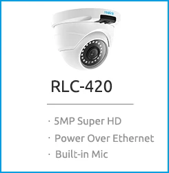 Reolink 5MP камера системы 8ch PoE NVR и 4 ip-камеры с питанием по PoE Купол Открытый HD видеонаблюдения комплект 2 ТБ HDD RLK8-420D4-5MP