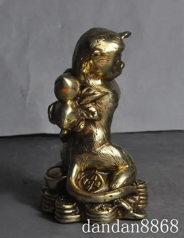 Рождественские китайские медные богатства богатые персиковые слитки yuanbao Монета