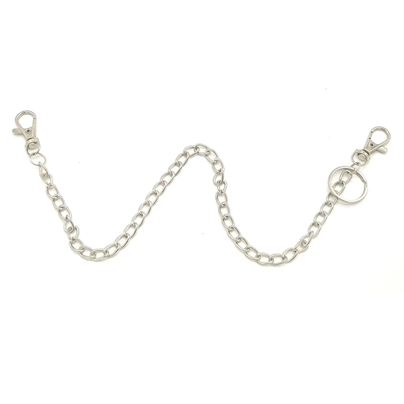 Длиной 42 см в стиле панк-рок хип-хоп Мода пояс-цепочка на талию Мужские штаны цепи