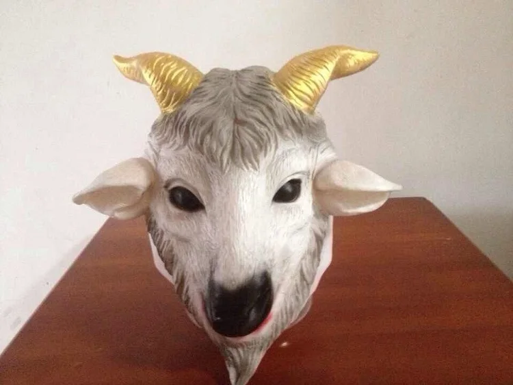 Горячая козлиная, Овечья маска для Хэллоуина нарядное платье Вечерние косплей костюм на Хэллоуин косплей маски