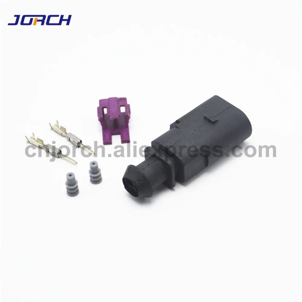 

5sets 2 Pin Auto electrical plug connector 1J0973802 for VW Audi ignition coil 1J0 973 802