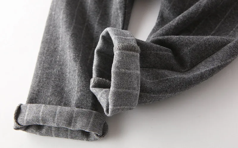 Брюки шаровары для мальчиков модные штаны в полоску на пуговицах синие серые