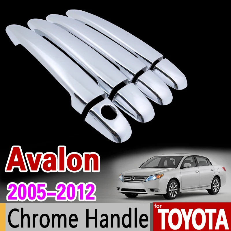 

for Toyota Avalon 2005 - 2012 XX30 Chrome Handle Cover Trim Set 2006 2007 2008 2009 2010 2011 Accessories Sticker Car Styling