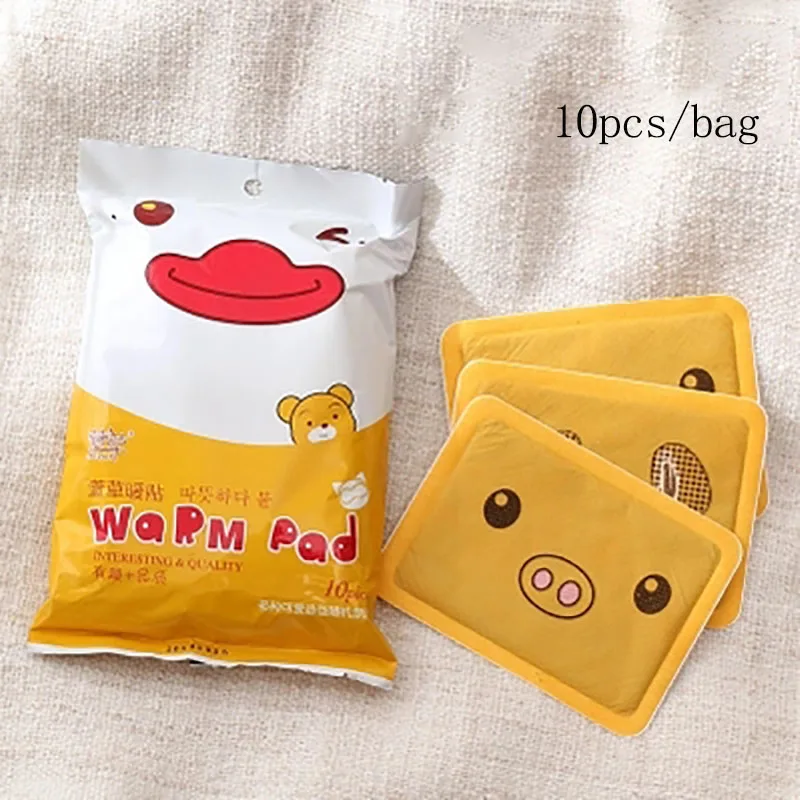 1bag 10 шт./упак. мультфильм грелка для ног, массажер для ног, наклейка с подогревом тела Тепловые колодки прочного тепло зимние средства ухода за кожей, теплые, милые, миленькие в японском стиле Рождественский подарок - Цвет: 1bag