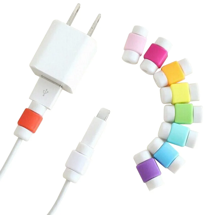 

USB Data Cable Line Protector Phone Case Anti Breaking Protective Sleeve For Charging Cable for iPhone for phone Line 1000pcs