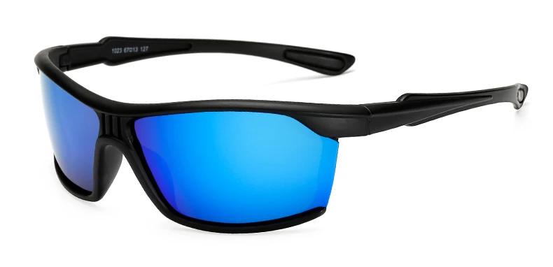 Blue Lens Длинные Хранитель Мужские поляризационные солнцезащитные очки черный ночного вождения солнцезащитные очки Новая горячая Распродажа Для Мужчин Поляризованные Зе UV400 рыбной ловли - Цвет линз: Blue Lens