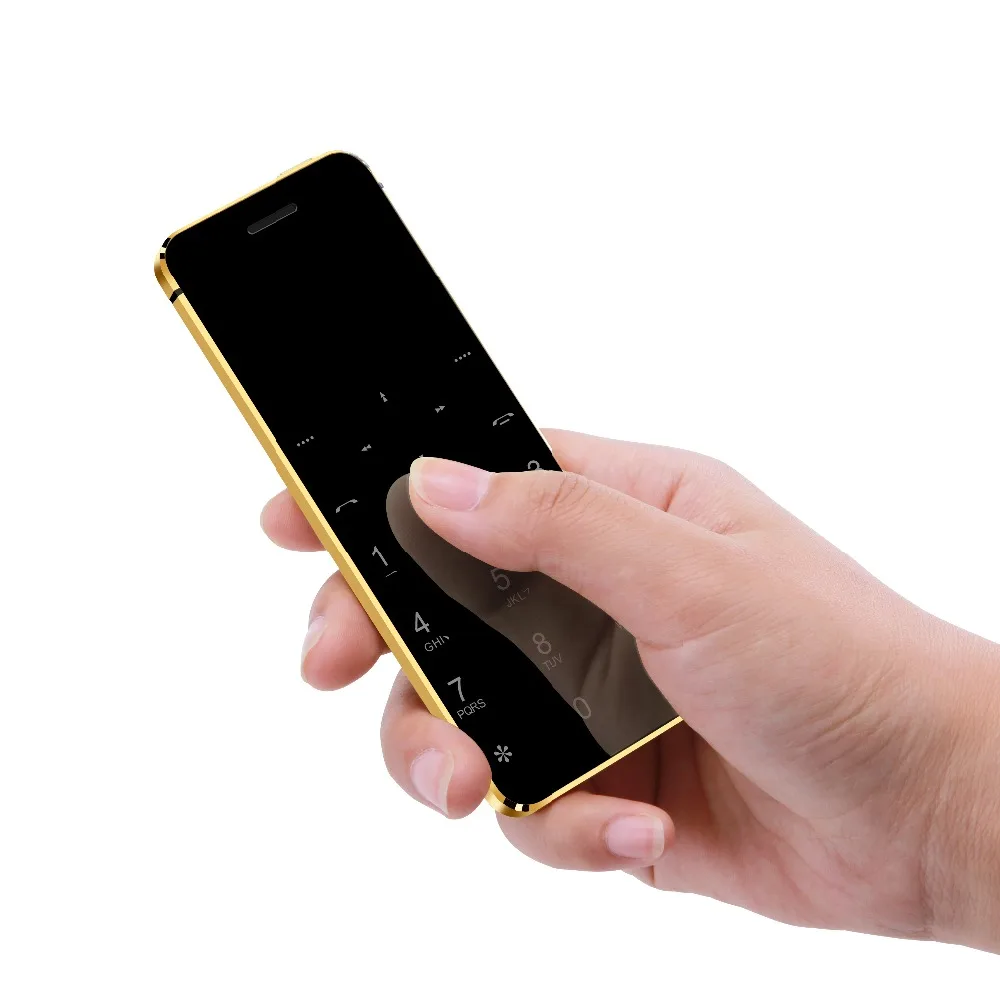 Ulcool V36 ультра тонкая карта мобильного телефона металлический корпус Bluetooth Dialer fm