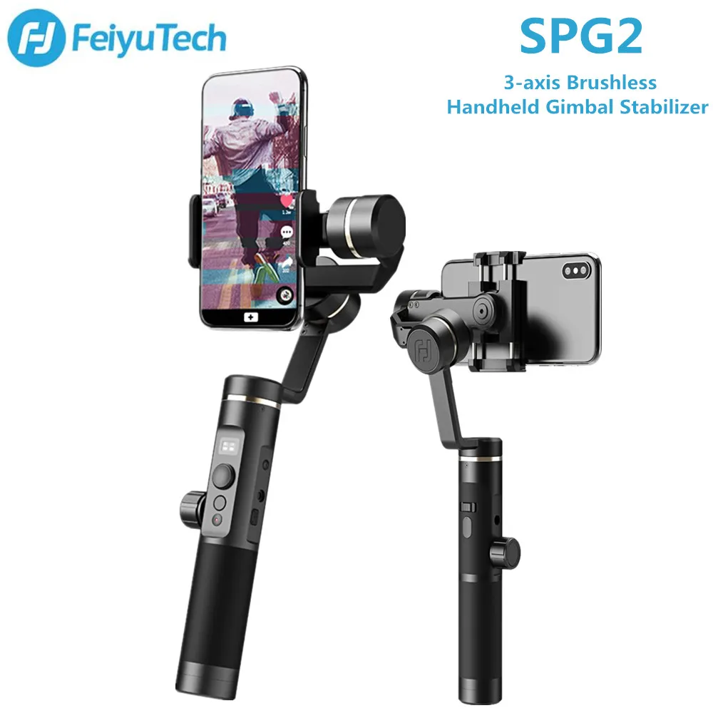 FY FEIYUTECH SPG2 3-Axis ручной держатель для телефона Gimbal стабилизатор Bluetooth Двойные