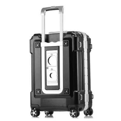 Чемодан дорожный из песчано песчаного алюминия 20/24/26/28 дюймов|brand suitcase|quality