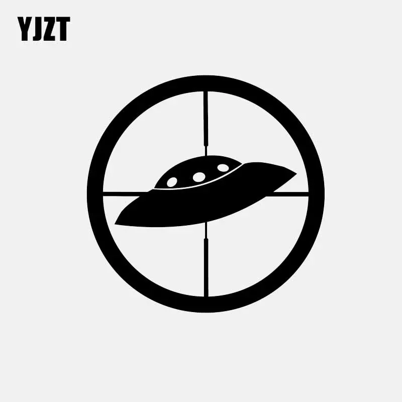 YJZT 11 5 см * НЛО в кроссовках целевой виниловые наклейки виде Фотообоев c