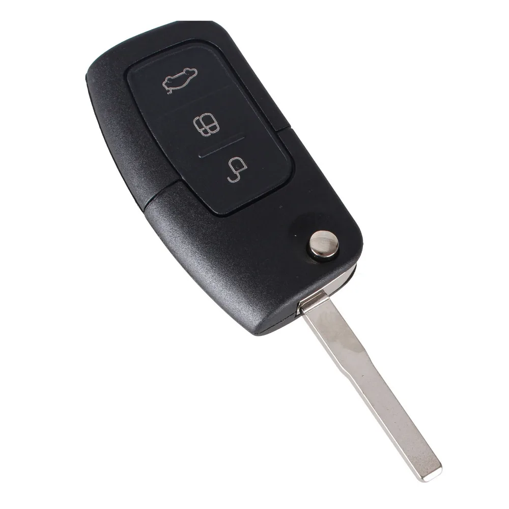 Складной модифицированный чехол KEYYOU с 3 кнопками для ключей от Ford Focus Fiesta C Max Ka +