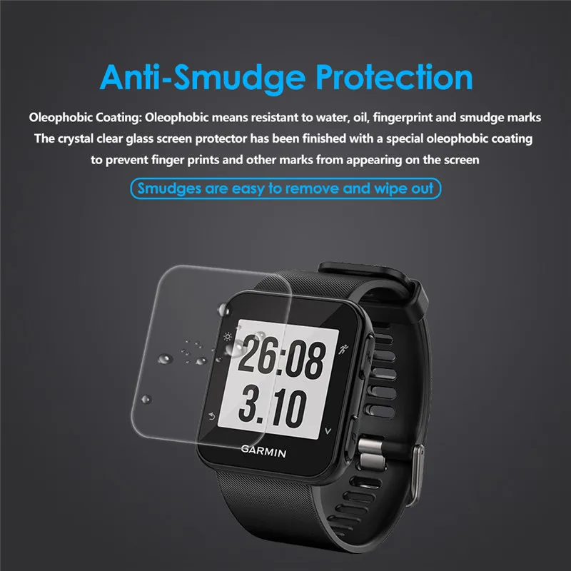 

Anti Scratch film Ultra Clear Tempered Glass Protective Film Guard Smart Watch Vivoactive3 Display full Screen Protector Cover