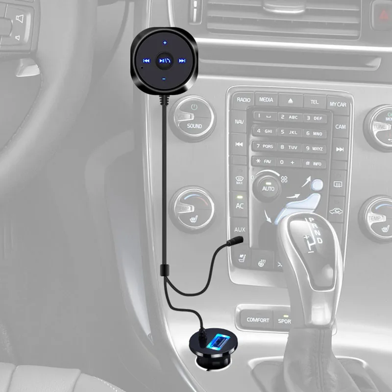 Автомобильный FM-передатчик YUANMINGSHI Bluetooth автомобильный комплект mp3-плеер 3 5 мм AUX