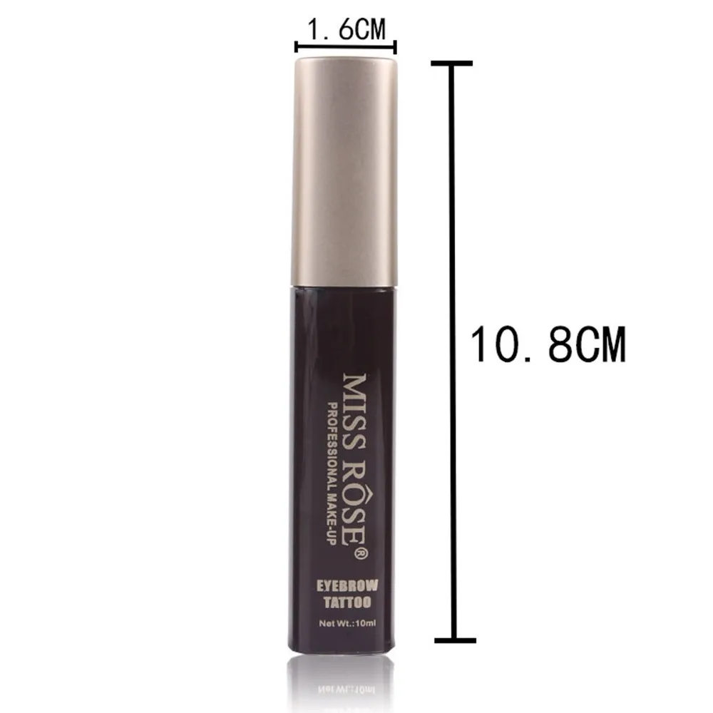 Крем для бровей MISS Rose Liquid Tatoo гель ТИНТ Pro косметика 10 цветов усилитель