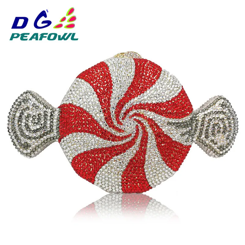 Вечерние сумки в британском стиле полоску с кристаллами дамские сумочки для