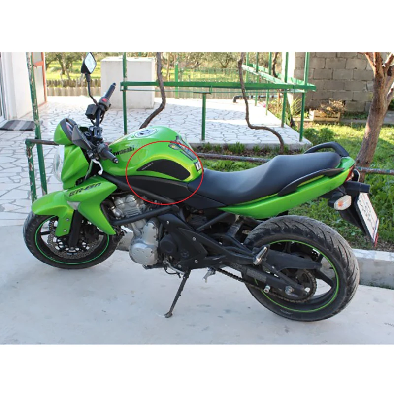 Наклейка противоскользящая на бензобак для мотоцикла Kawasaki ER6N ER 6N 2006 2007 2012 2013 2014