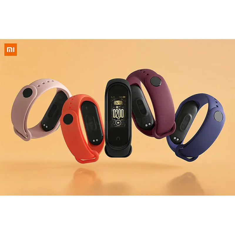 Xiaomi Mi Band 4 глобальная Версия смарт браслет Miband фитнес с цветным экраном Bluetooth 5 0