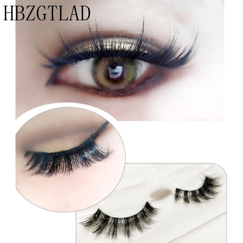 NEW 1pair Lashes 3D Mink Strip Lash Reusable False Eyelashes Crisscross Dramatic Lightweight Invisible Band Eye | Красота и здоровье