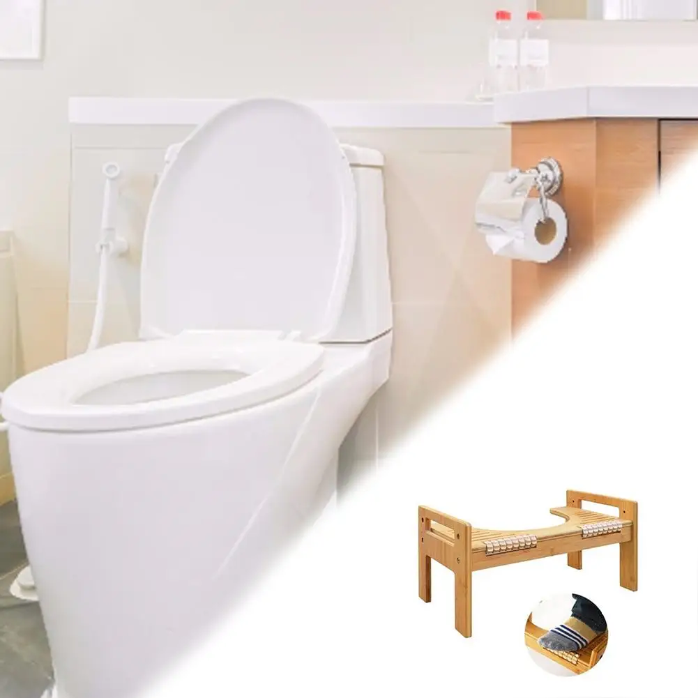 Non-slip Toilet Stool Bench For Commode Aid Squatty Step Foot Stool Potty Help Prevent Constipation Bathroom Supplies Auxiliary4 images - 6