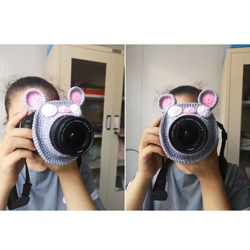 Animal Camera Buddies Lens Accessory for Child/Kids/Pet Photography Knitted Lion Octopus Teaser Toy Posing Photo Props | Детская одежда