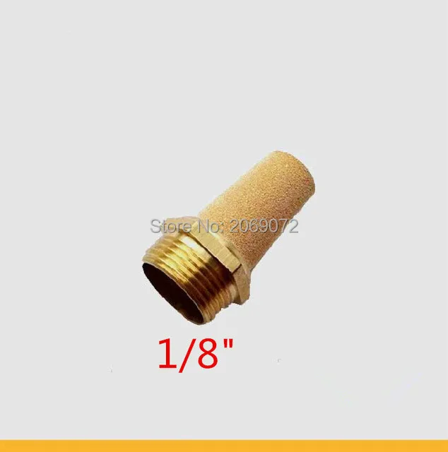 Free Shipping 10pcs Pneumatic Filter Silencer Sintered Bronze 1/8&quot BSPT | Обустройство дома