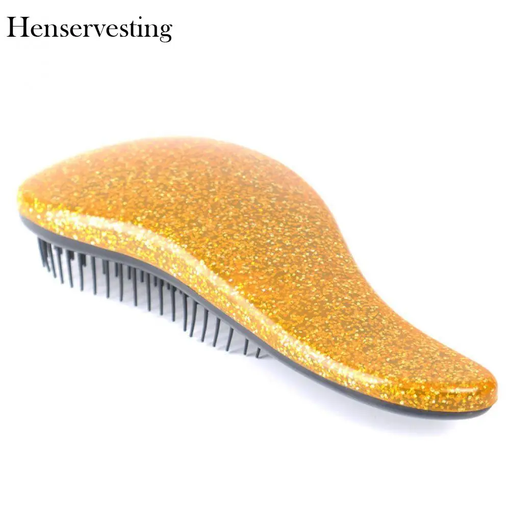 5 цветов расческа для волос блестящая ручка спутывание распутывание инструмент