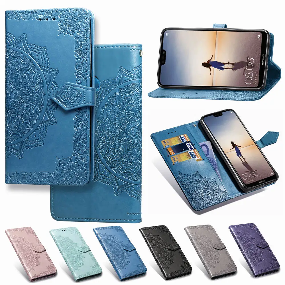 Чехол для Huawei Honor 7A 7C Pro 6A 6X 9 Lite P кожаный умный флип чехол P20 P10 Mate 10 P8 2017 Y5