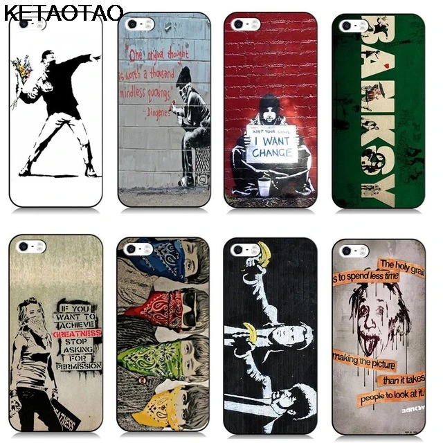 KETAOTAO модные уличные художественные чехлы для телефонов с граффити iPhone 4S SE 5C 5S 6 6S 7