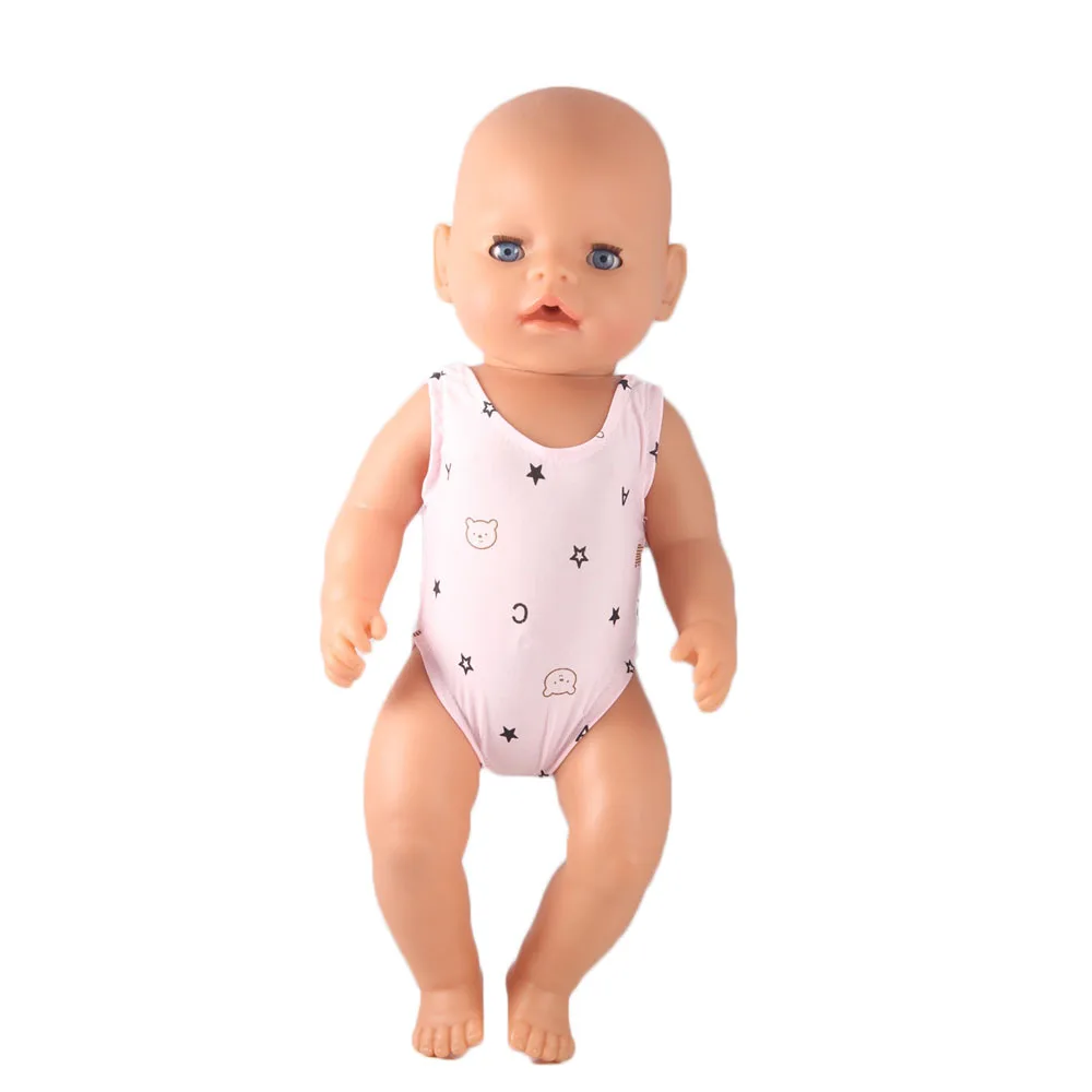 Розовый купальник Кукла Одежда Подходит 43 см BABY born Zapf дети лучший подарок на день