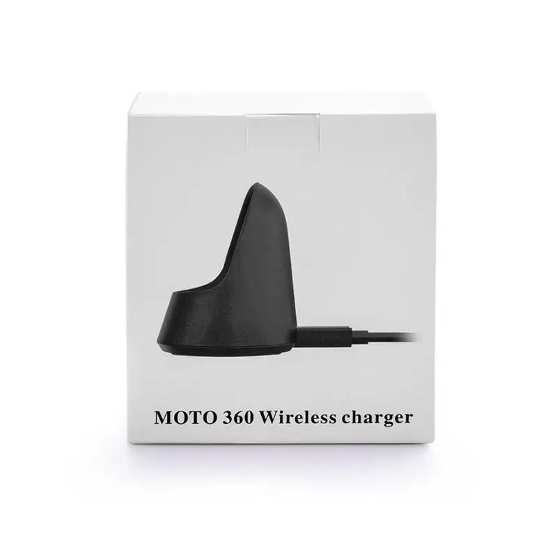 QI Беспроводное зарядное устройство для Moto 360 Motorola Watch Быстрая Зарядка Док