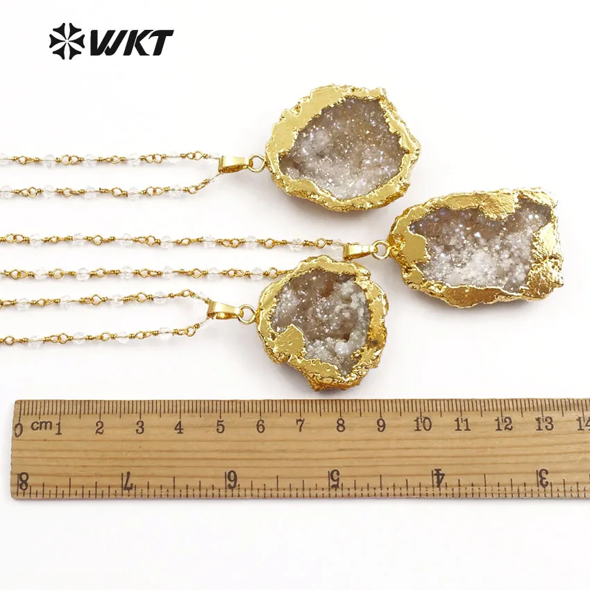 WT-N1133 Новые поступления! Красивые женские ожерелье из натурального камня разные