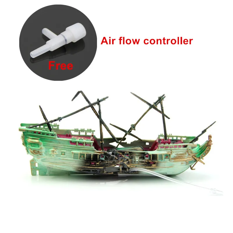 Хит продаж аквариумное украшение глубоководное затонувшее судно эсминец