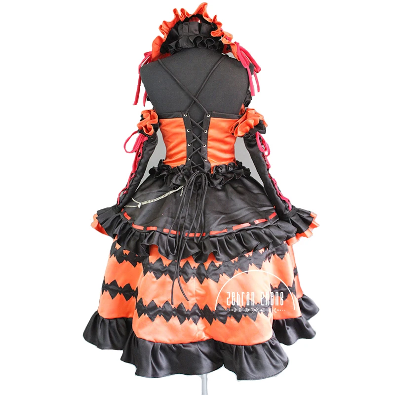 Новое поступление, костюм для косплея Date A Live Tokisaki Kurumi, костюм для Хэллоуина, платье для женщин и девочек, индивидуальный заказ (art.: 3920cc41764fd) - 3920cc41764fd