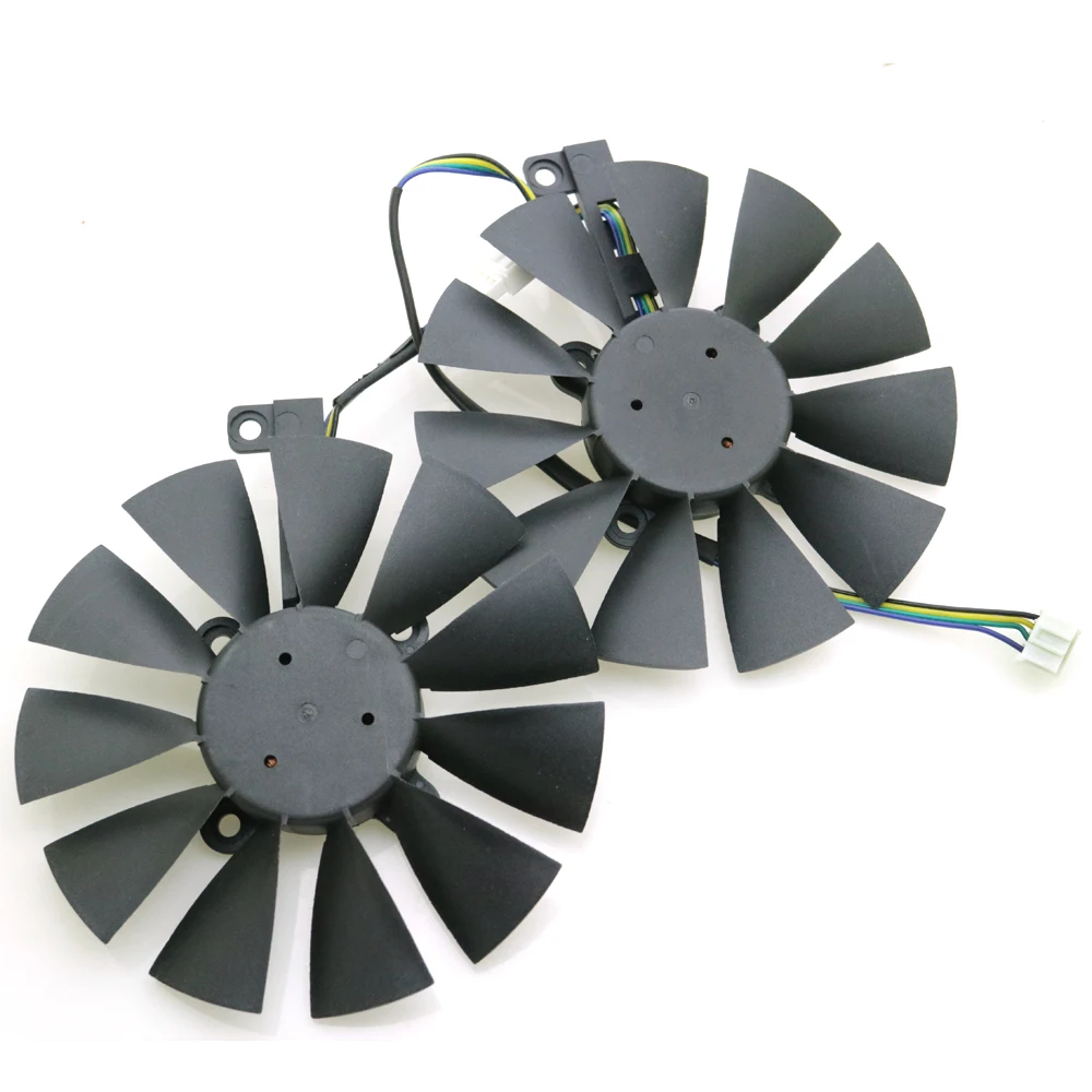 Вентилятор VGA PLD09210S12HH 12 В 0 40 А 87 мм для видеокарты ASUS GTX1060 GTX1070 RX480 RX570 | Компьютеры и