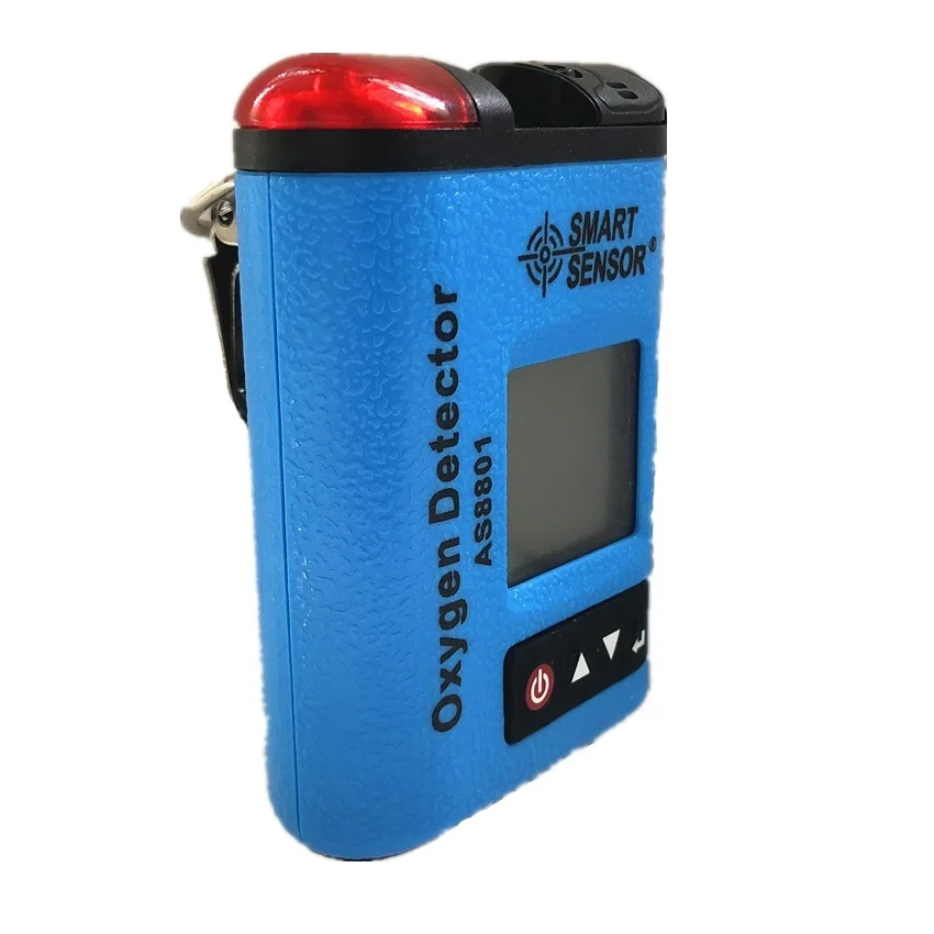 AS8801 O2 Oxygen Meter monitor gas leak detector Industrial digital Gas analyzer tester Sound Light Vibration Alarm | Инструменты
