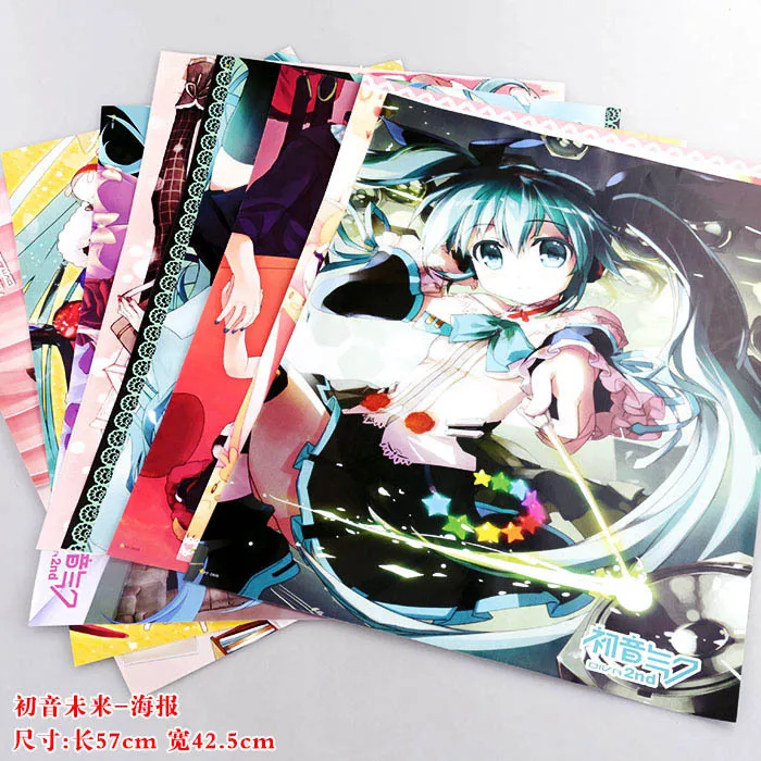 240 шт. аниме постеры Лот один штук Фея хвост САО фильм игра сексуальные для стены