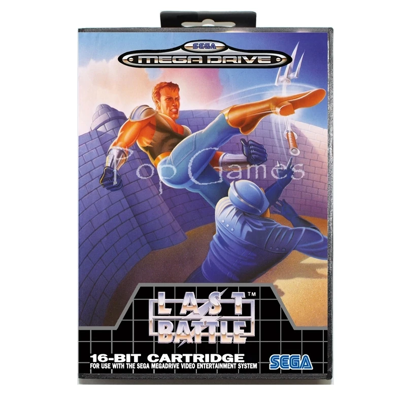 Последнее сражение с коробкой для 16-битной игровой карты Sega MD Mega Drive видеоконсоли